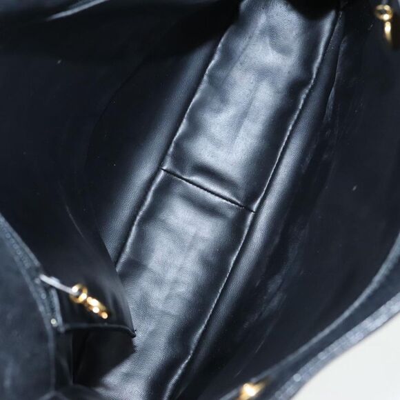 Chanel Logo Cc Black Leather Tote Bag (Pre-Owned) - Picture 11 of 16